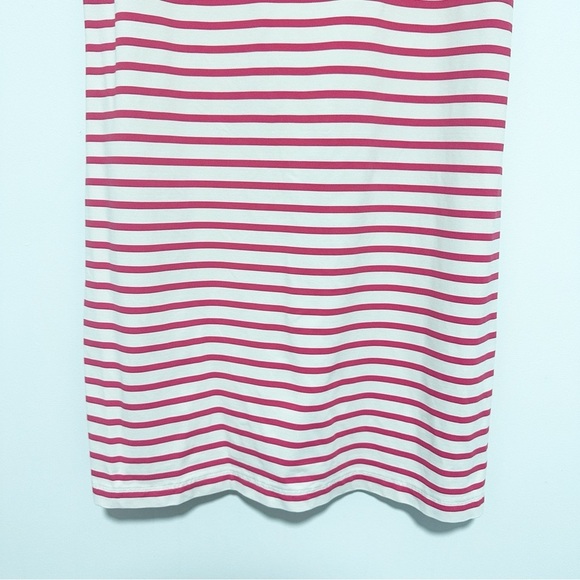Saint James Pink and White Striped Mini Dress - Picture 6 of 11